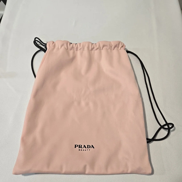Reversible Prada Beauty Drawstring Bag - Pink - Picture 13 of 13